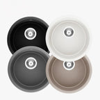 Quartz stone sinks in various colours
