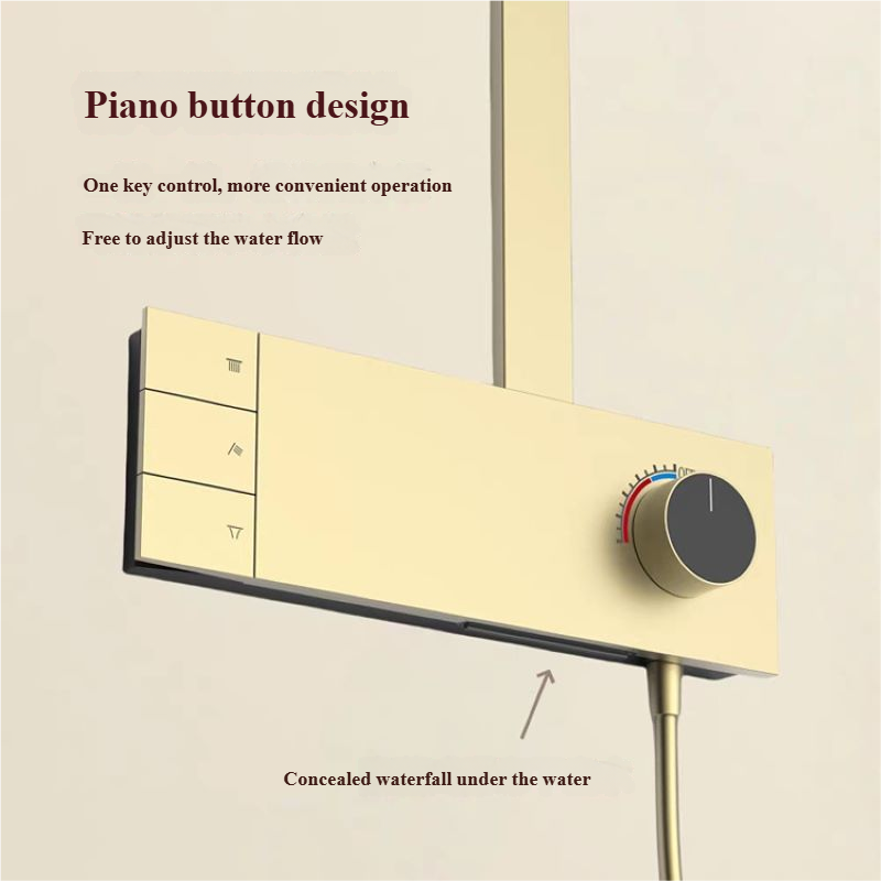 LEEGO BATHROOM SHOWER SYSTEM Hot and Cold Water Control Three-function rotary switch