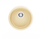 Yellow quartz stone sink display image