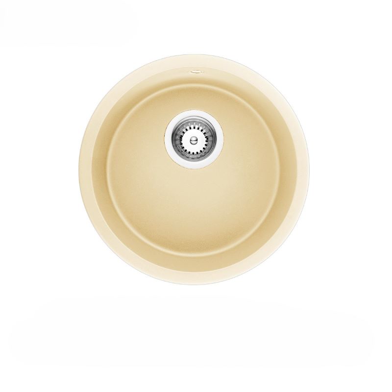 Yellow quartz stone sink display image