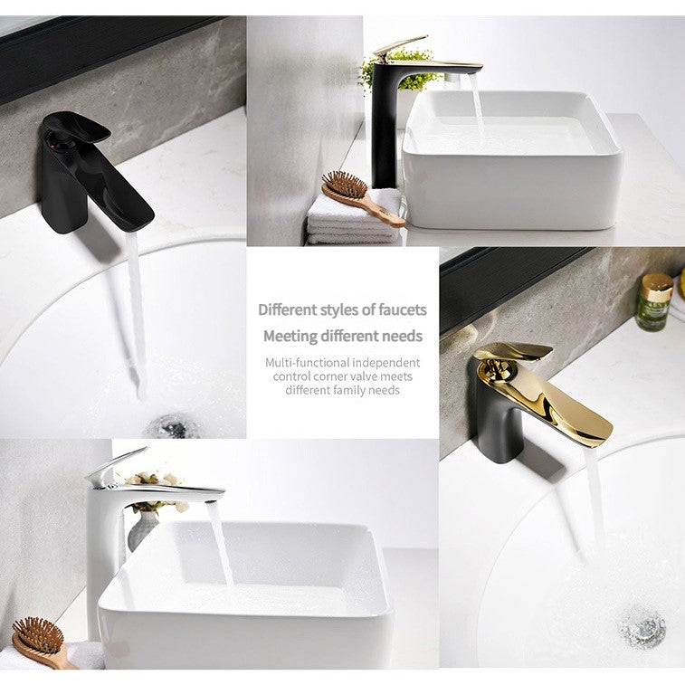 LEEGO BATHROOM FAUCET Lift-up handle Hot and Cold Water Control Single mode tap