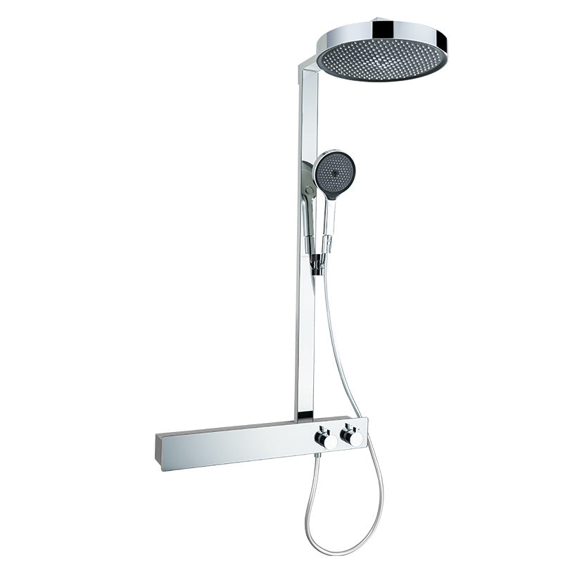 LEEGO BATHROOM SHOWER SYSTEM Waterfall-style water discharge Hot and Cold Water Control Large Top Sprayer