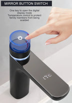 LEEGO BATHROOM FAUCET  LED Digital display  Hot and cold water control tap