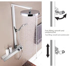 LEEGO BATHROOM SHOWER SYSTEM Waterfall-style water discharge Hot and Cold Water Control Large Top Sprayer