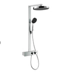 LEEGO BATHROOM SHOWER SYSTEM Waterfall-style water discharge Hot and Cold Water Control Large Top Sprayer