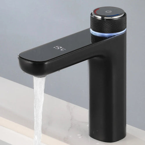 LEEGO BATHROOM FAUCET  LED Digital display  Hot and cold water control tap