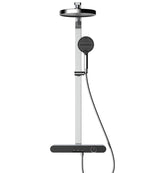 Modern bathroom shower system with adjustable spray modes